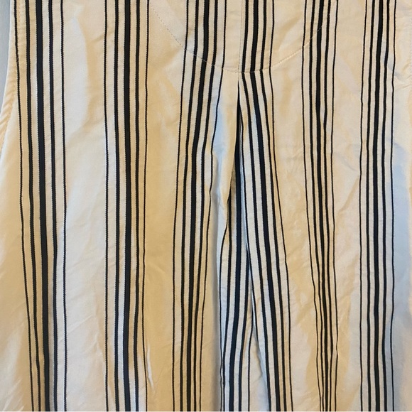 Maeve by Anthropologie Cream & Black Esther Striped Sleeveless Shirt Dress - Picture 11 of 13